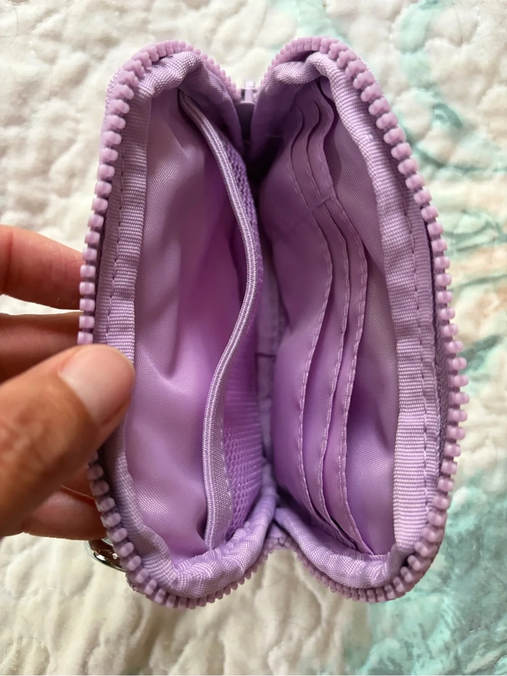 Lilac Zip wallet - Women